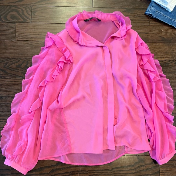 Zara blouse top - Picture 1 of 2